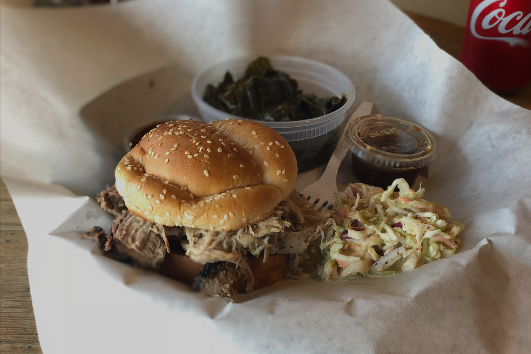 Jordan Springs Market, Pulled Pork Sandwich, Stephenson, Va